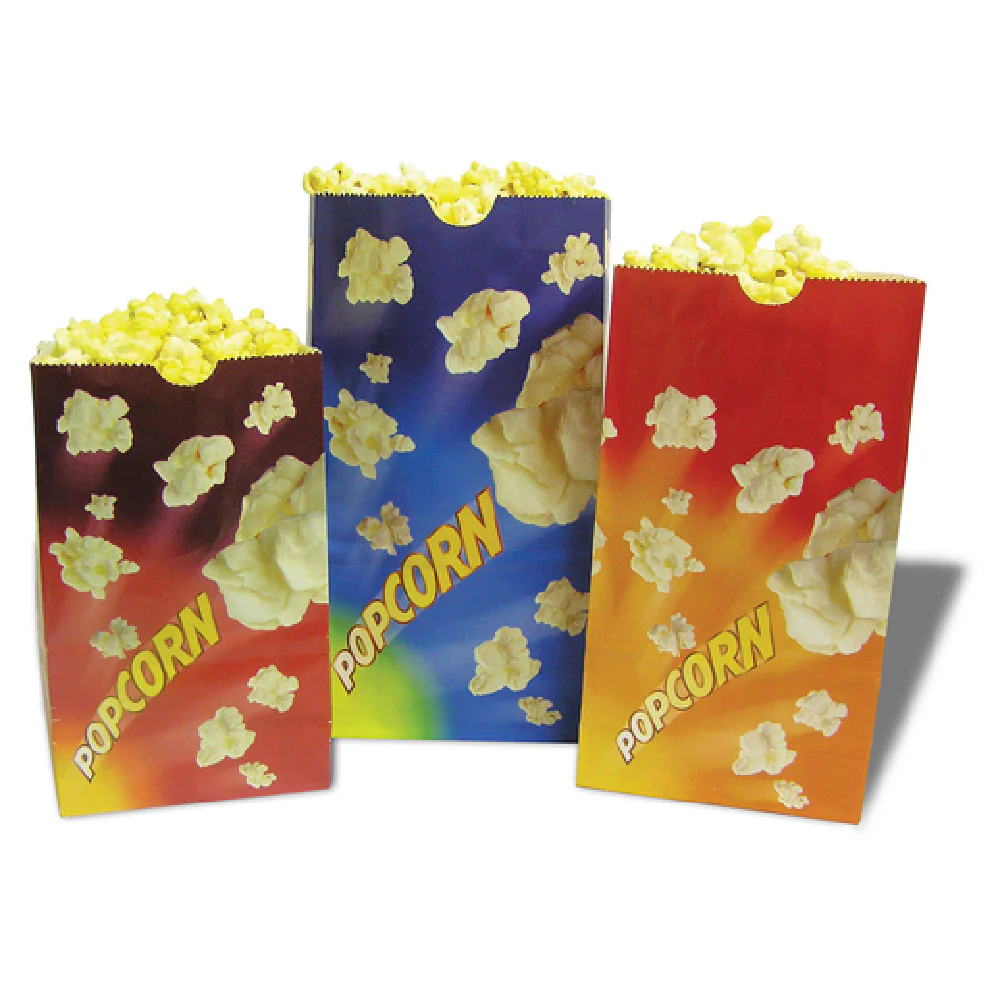 Winco 41270CS 170 Oz Coated Purple Benchmark Popcorn Butter Bags 500 Bags Winco 41270CS 170 Oz Coated Purple Benchmark Popcorn Butter Bags 500 Bags