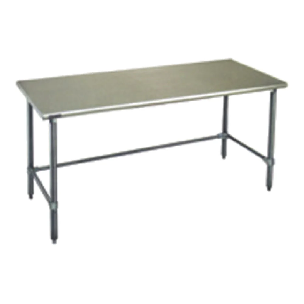 Eagle T3060GTB 60 Inch Budget Series Work Table 430 Stainless Steel Top with Rolled Edges Eagle T3060GTB 60 Inch Budget Series Work Table 430 Stainless Steel Top with Rolled Edges