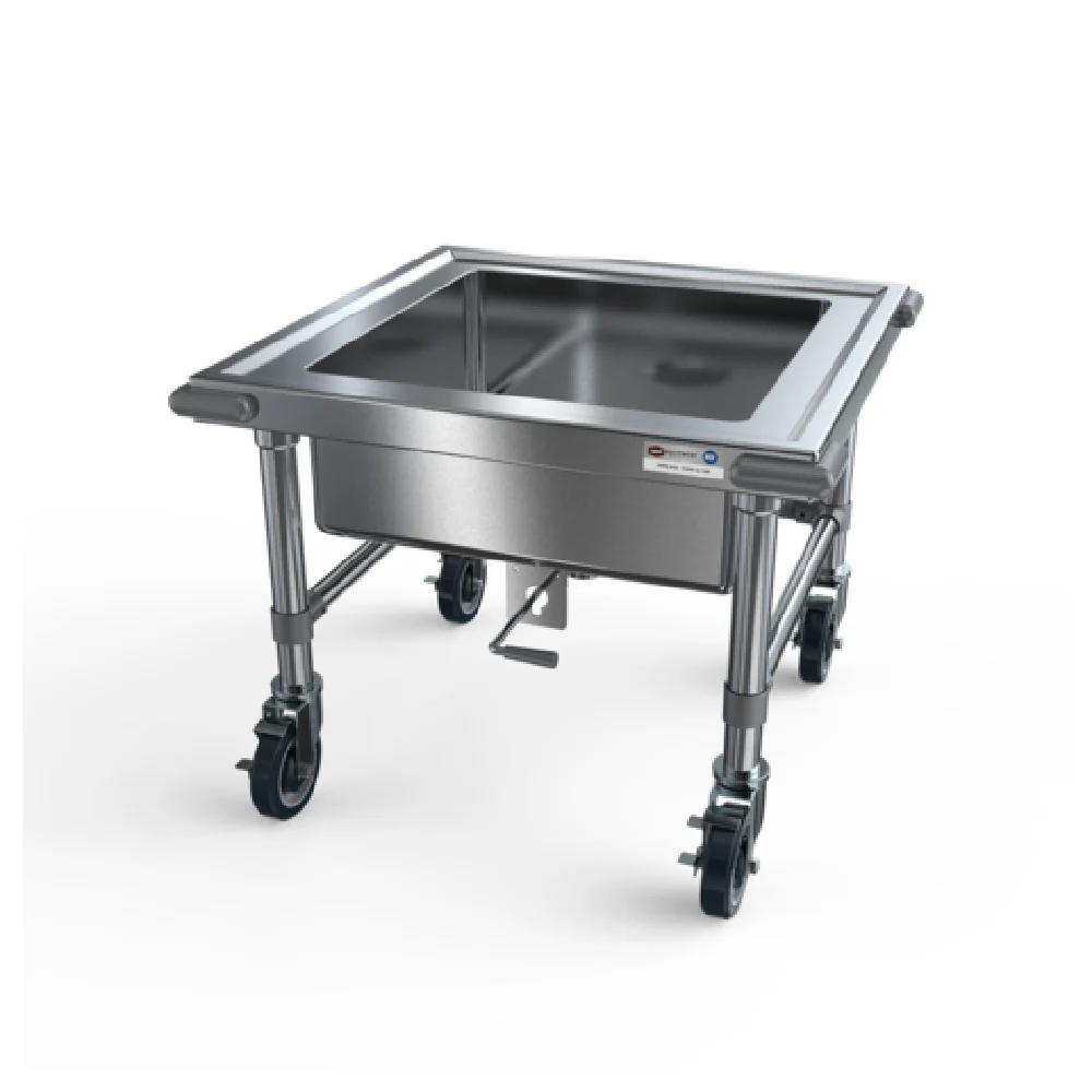 NBR Equipment SKS-2020 27 Inch Portable Soak Sink with 20 Inch Bowl Stainless Steel NBR Equipment SKS-2020 27 Inch Portable Soak Sink with 20 Inch Bowl Stainless Steel