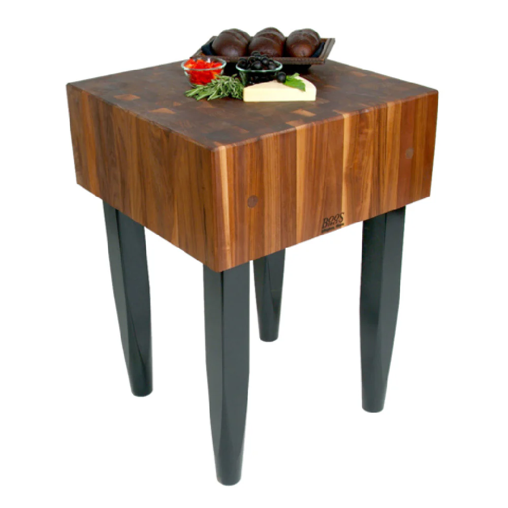 John Boos WAL-PCA5 30 Inch Butcher Block 10 Inch Thick End Grain American Black Walnut Oil Finish John Boos WAL-PCA5 30 Inch Butcher Block 10 Inch Thick End Grain American Black Walnut Oil Finish