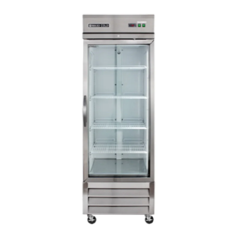 Maxximum MXCR-23GDHC 29 Inch Stainless Steel Reach-In Refrigerator 23 Cu Ft