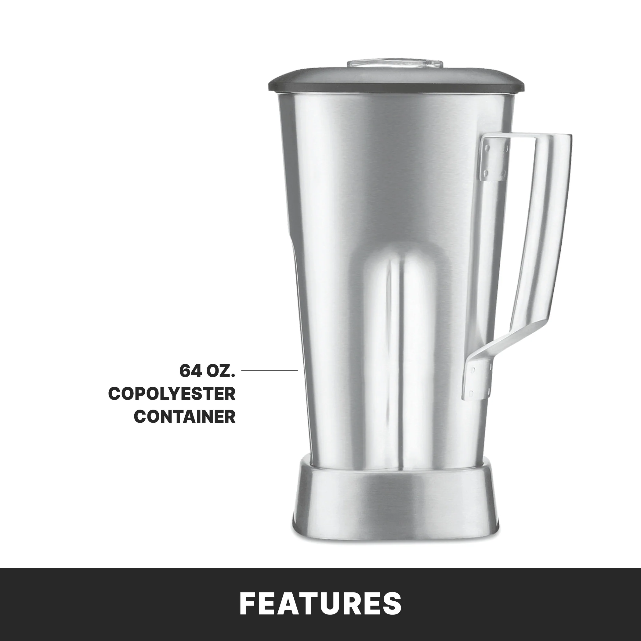 Waring Xtreme® MX1050XTS Blender with Electronic Keypad and 64 oz. Stainless-Steel Container Waring Xtreme® MX1050XTS Blender with Electronic Keypad and 64 oz. Stainless-Steel Container