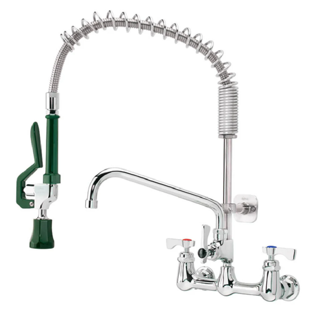 Krowne 18-725L 12 Inch Pre-Rinse Faucet Assembly with Add-on Faucet Krowne 18-725L 12 Inch Pre-Rinse Faucet Assembly with Add-on Faucet