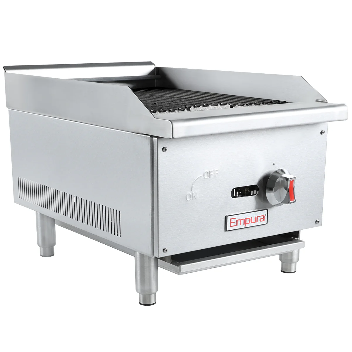 Empura Equipment ECB-16S 15-7/8 Inch Gas Charbroiler with 30,000 BTU
