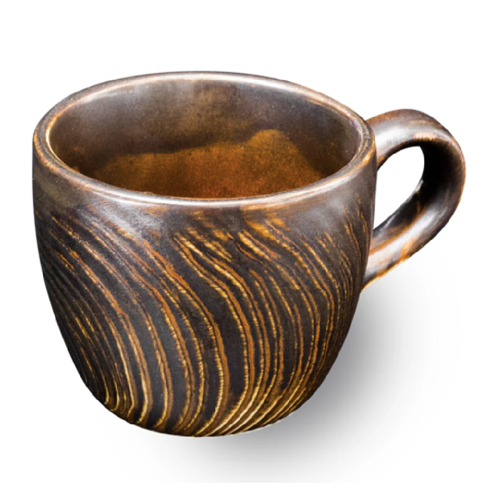 Bon Chef 2900053P 3.25 Oz Round Espresso Cup Porcelain Reactive Copper 24 Packs