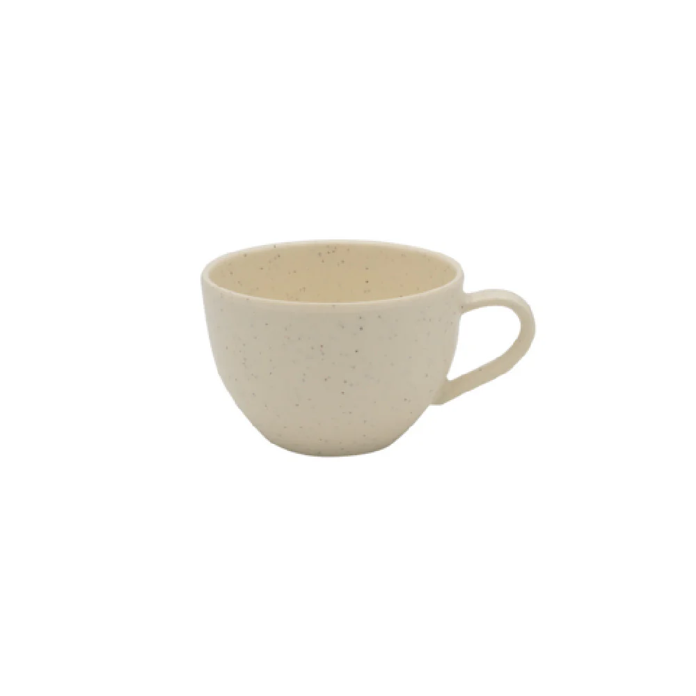 CAC China MLJSP-1 7.5oz Jasper Cup Short White Melamine with 48 Packs