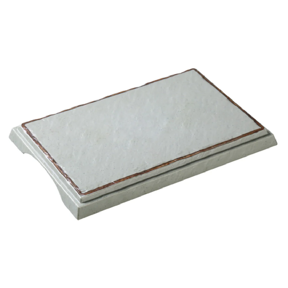 Yanco YO-4011 11 Inch Rectangular Display Plate with foot Melamine Green