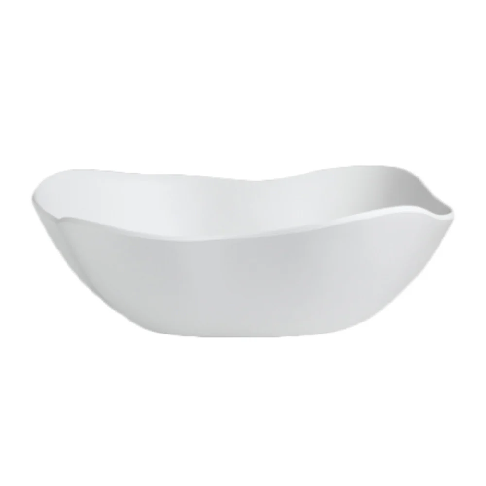 Steelite 7008DD005 16 Inch Salad Bowl 1.5 Gallon Melamine White Steelite 7008DD005 16 Inch Salad Bowl 1.5 Gallon Melamine White