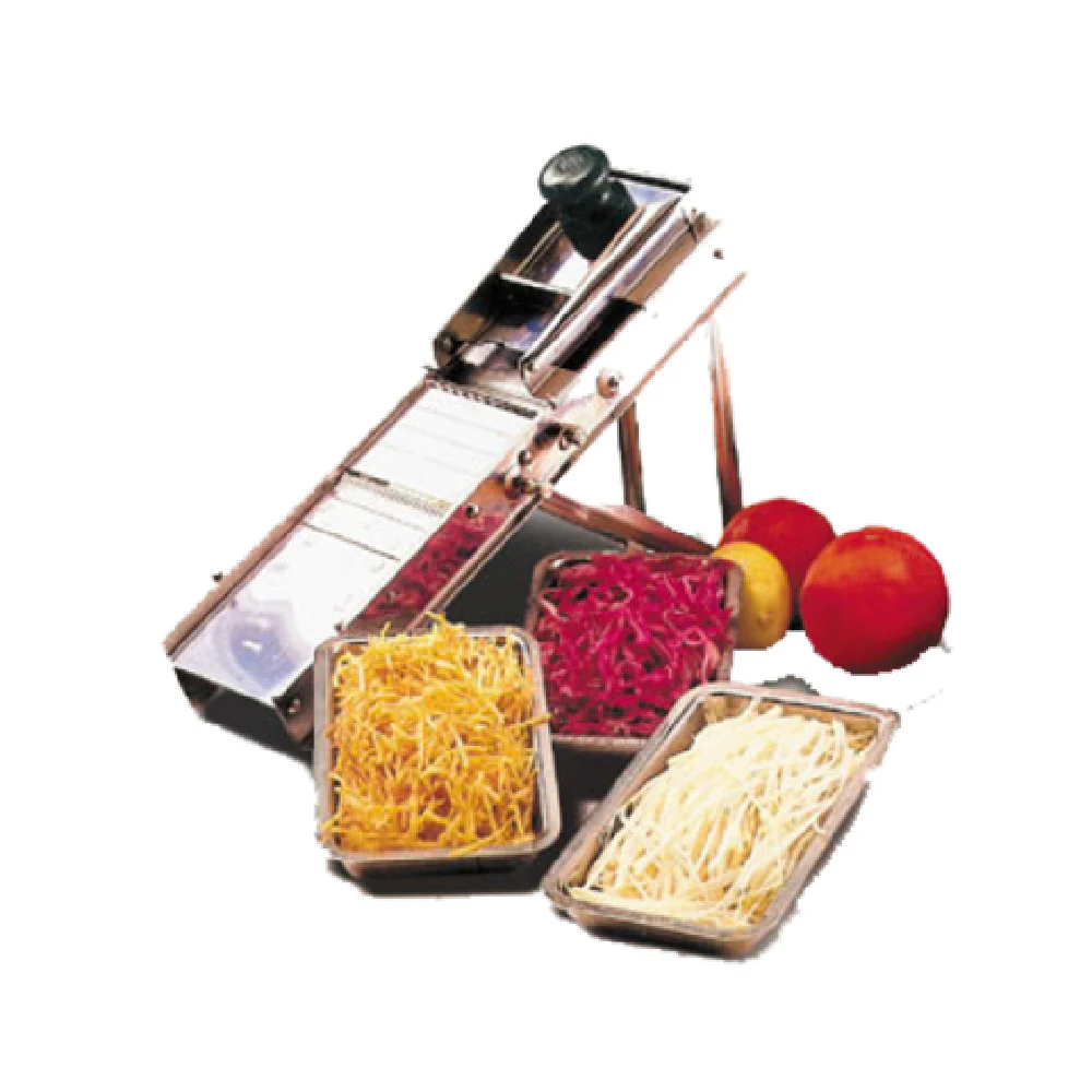 Louis Tellier 3839 5 Inch Stainless Steel Mandoline With Hand Guard and Blades