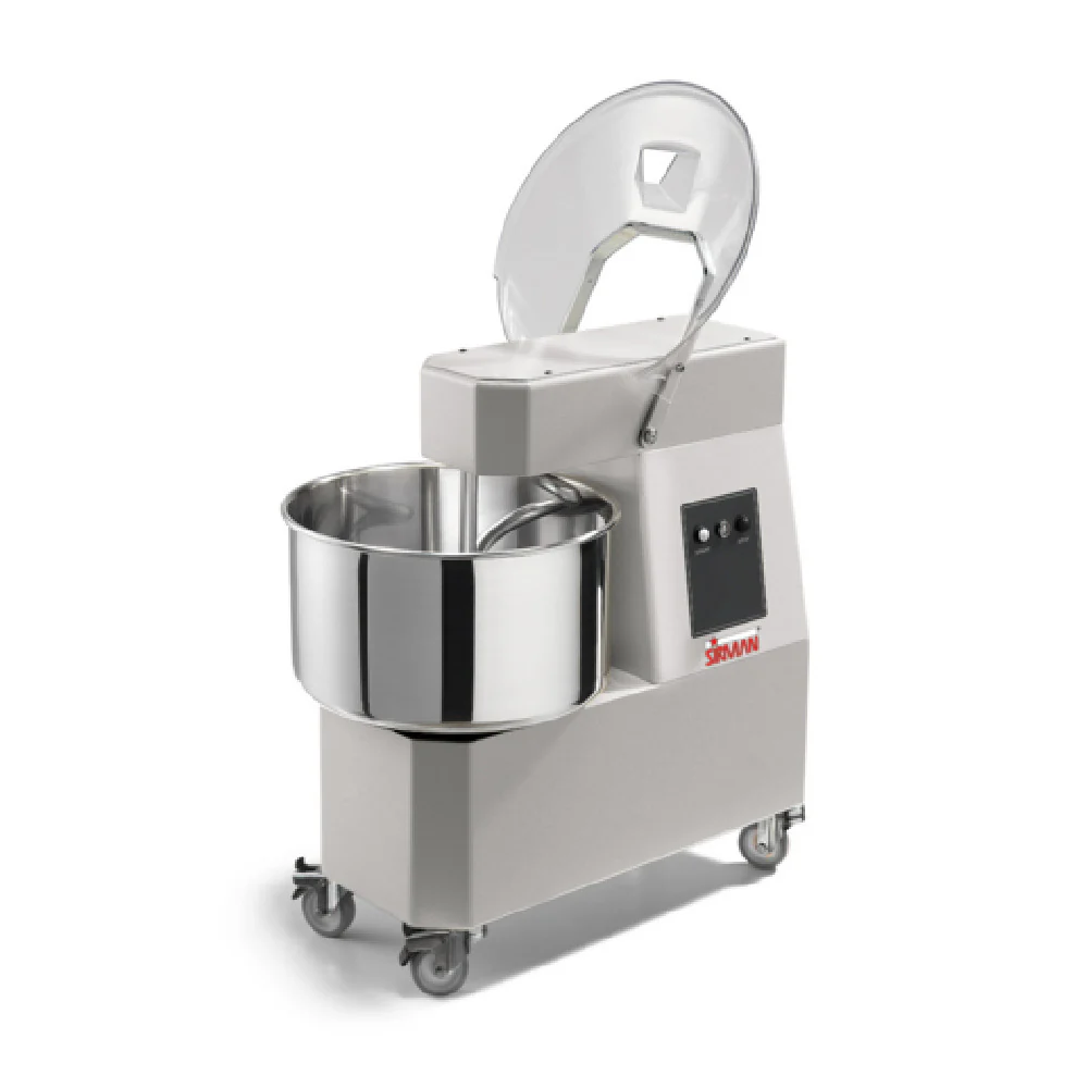 Sirman HERCULES 40 TA (40874556) Spiral Dough Mixer 43 Qt. Removable Stainless Steel Bowl Sirman HERCULES 40 TA (40874556) Spiral Dough Mixer 43 Qt. Removable Stainless Steel Bowl