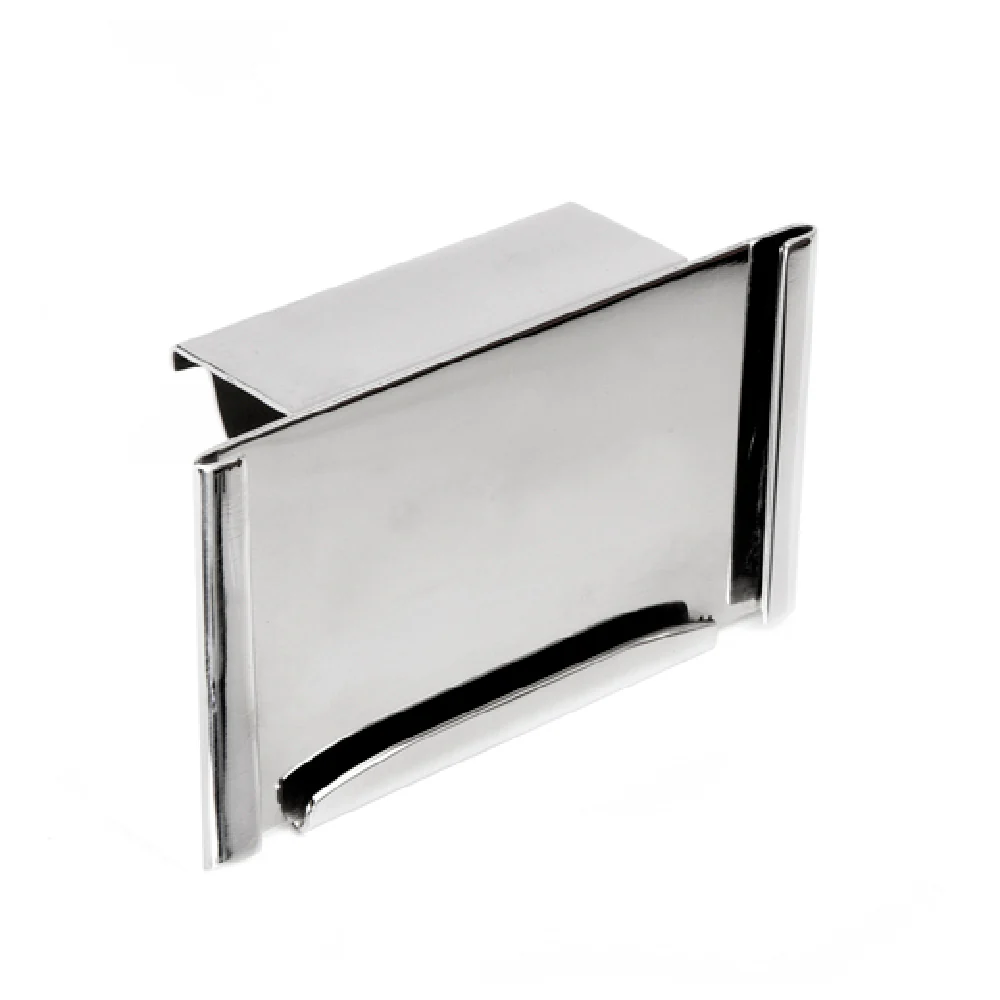 Steelite DW07373HK2SS 3.85 Inch Card Holder Tabletop Sign Metal 18/10 Stainless