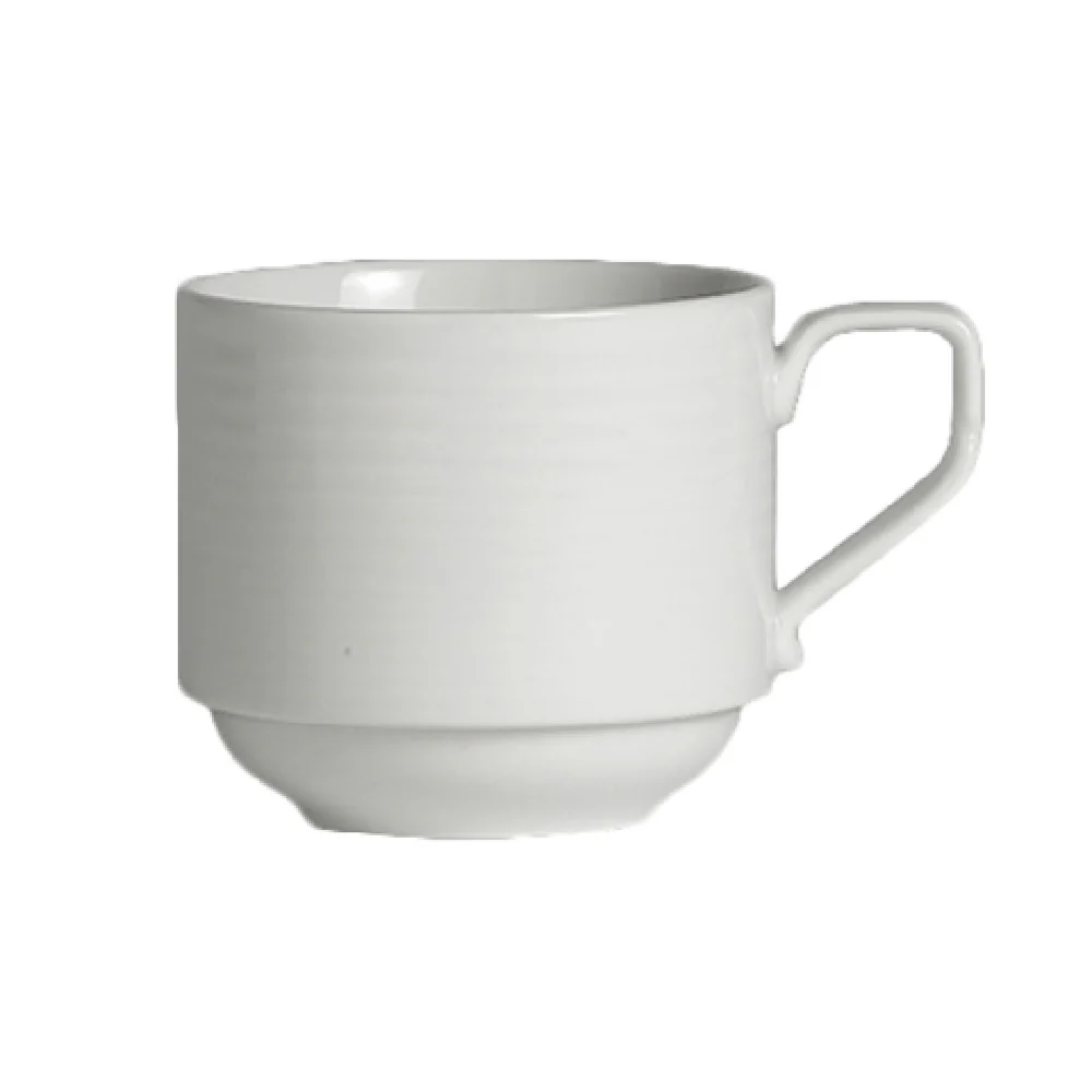 Steelite 6305P670 6.75 Oz Cool Blue-White Porcelain Coffee Cup 24 Packs