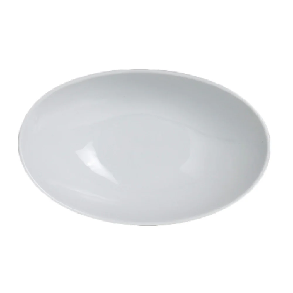 Steelite 6940E6022 4 Inch Bowl 1-3/4 Oz Oval Porcelain Microwave Safe