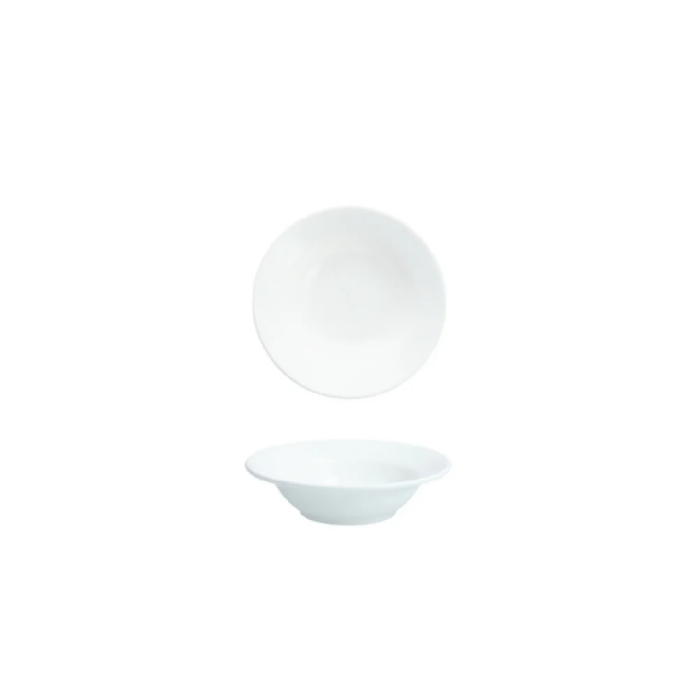 Fortessa HBW-00-213 5.5 Inch Rimmed Fruit Bowl Bone China Dishwasher Safe Fortessa HBW-00-213 5.5 Inch Rimmed Fruit Bowl Bone China Dishwasher Safe