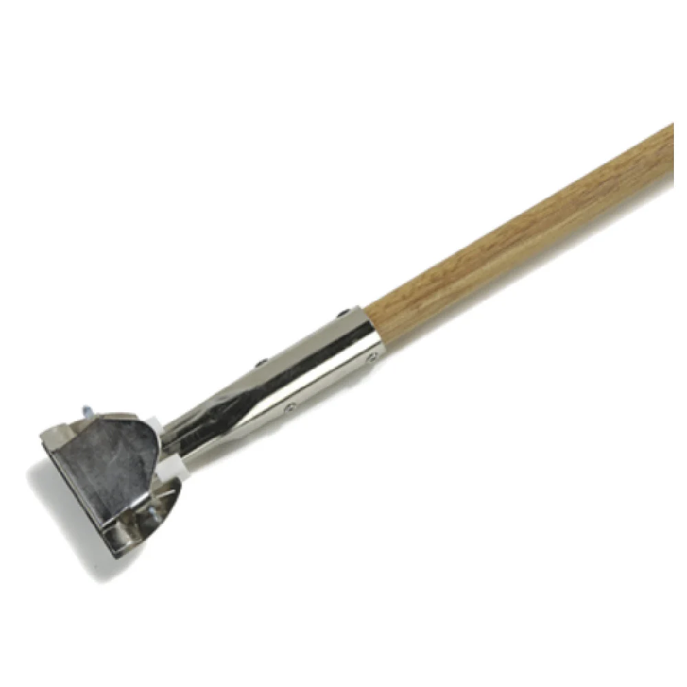 Carlisle 4585000 60 Inch Mop Handle Wood Standard Color Clip-on Connector Carlisle 4585000 60 Inch Mop Handle Wood Standard Color Clip-on Connector