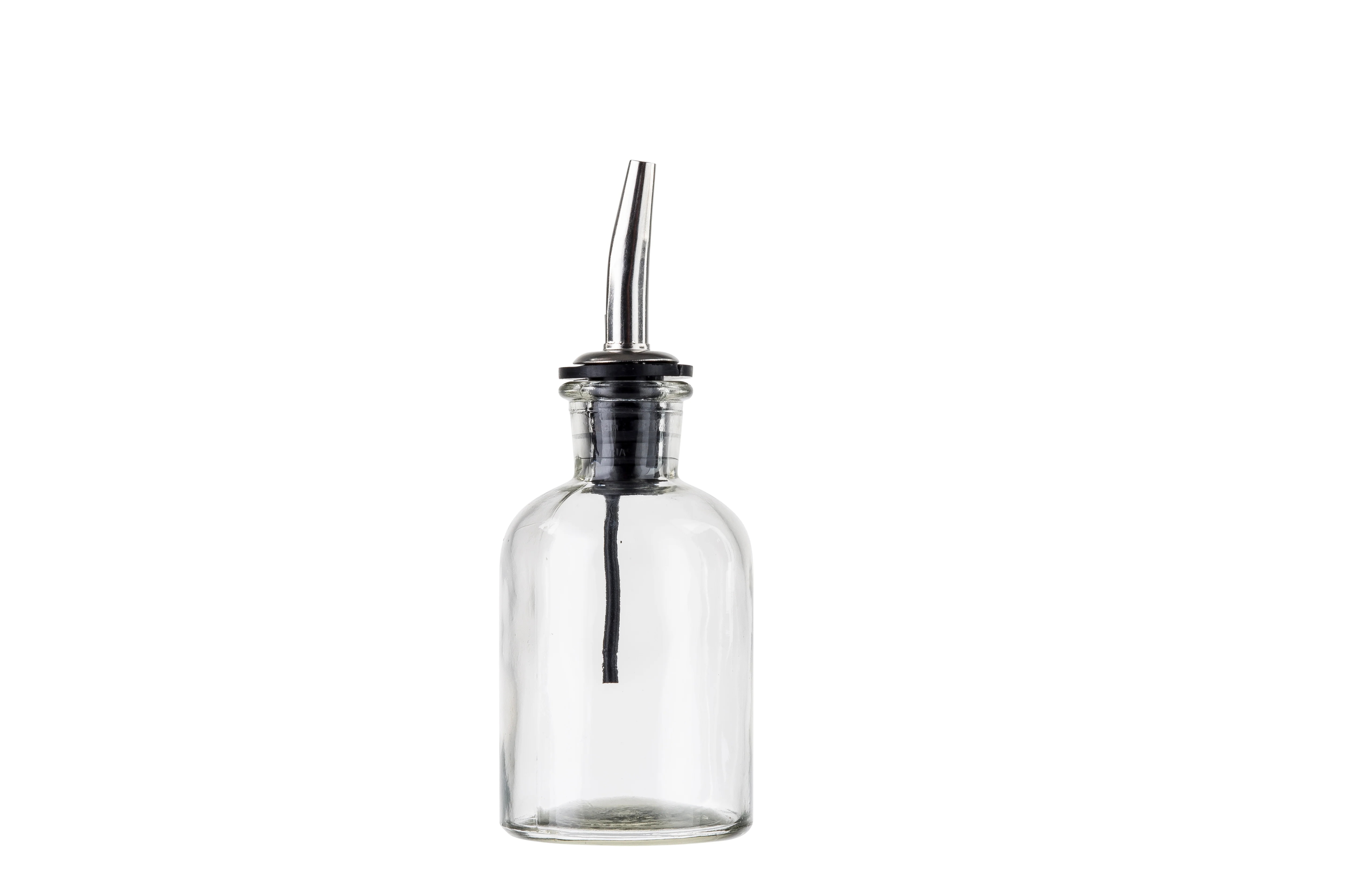 Tablecraft 10373 4-1/4 Oz Oil and Vinegar Bottle with Stainless Steel Pourer Tablecraft 10373 4-1/4 Oz Oil and Vinegar Bottle with Stainless Steel Pourer