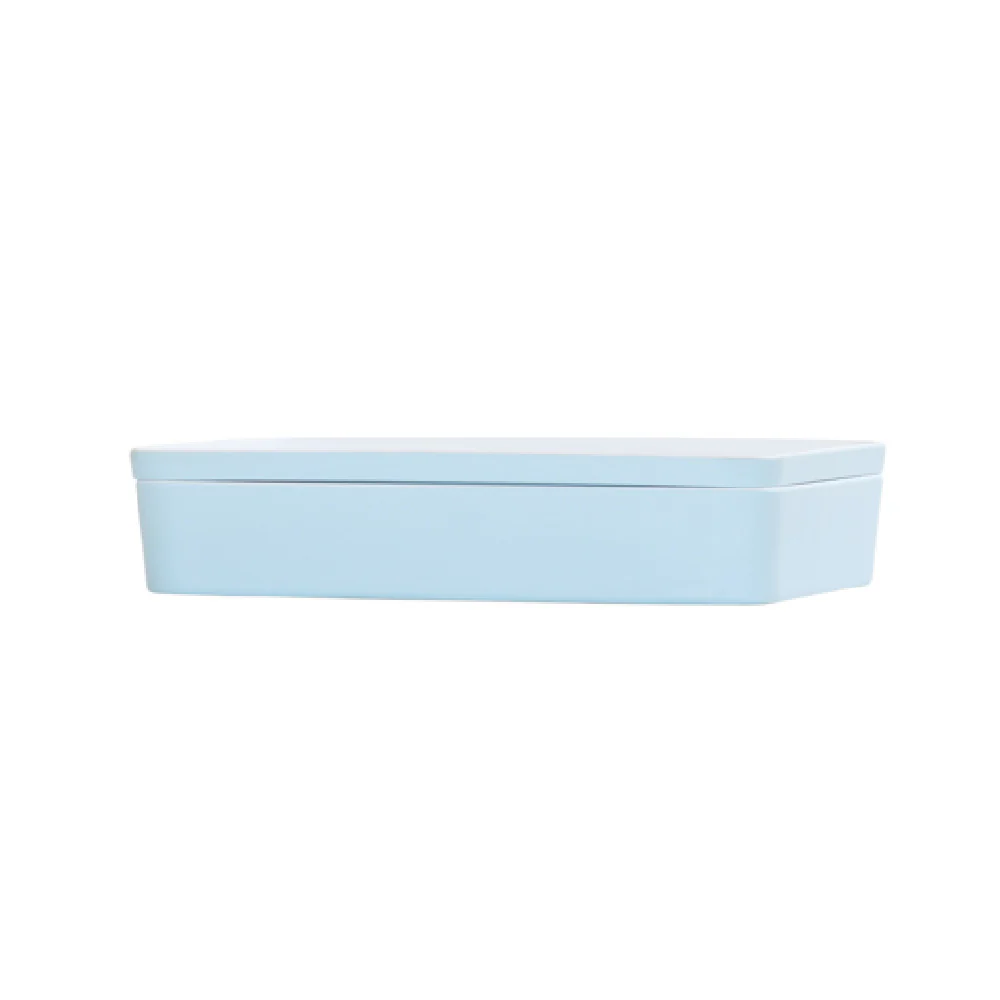Cal-Mil 24132-1410-127 14 Inch Dishwasher Safe Bento Box Melamine Ocean Blue Cal-Mil 24132-1410-127 14 Inch Dishwasher Safe Bento Box Melamine Ocean Blue