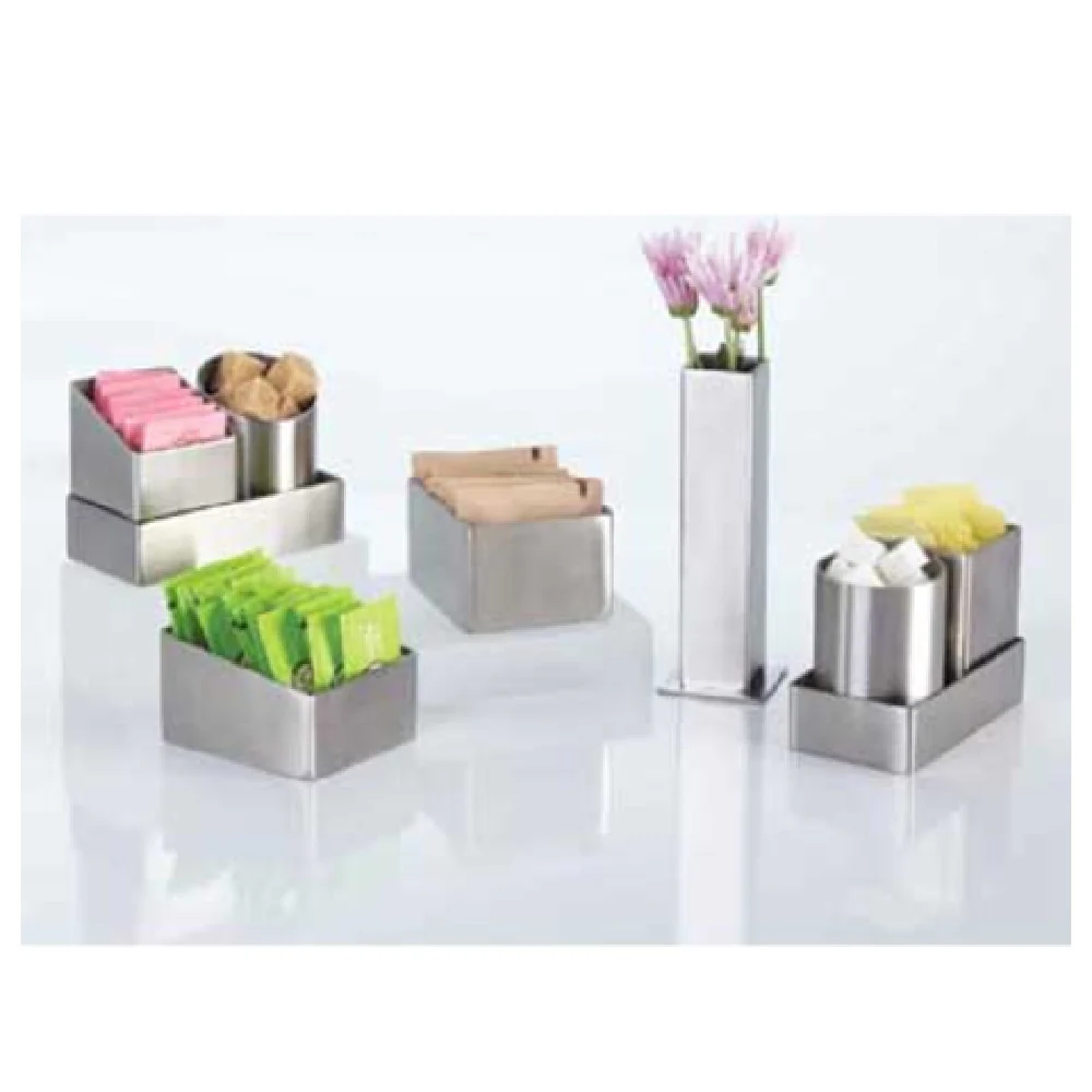 American Metalcraft SSPH4 2-3/4 Inch Sugar Packet Holder Stainless Steel Satin Finish American Metalcraft SSPH4 2-3/4 Inch Sugar Packet Holder Stainless Steel Satin Finish