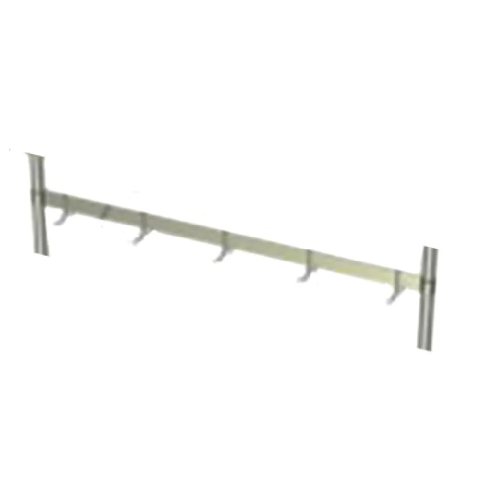 AERO Manufacturing FUC-96 96 Inch Utensil Rack Table Mount Stainless Steel with Hooks