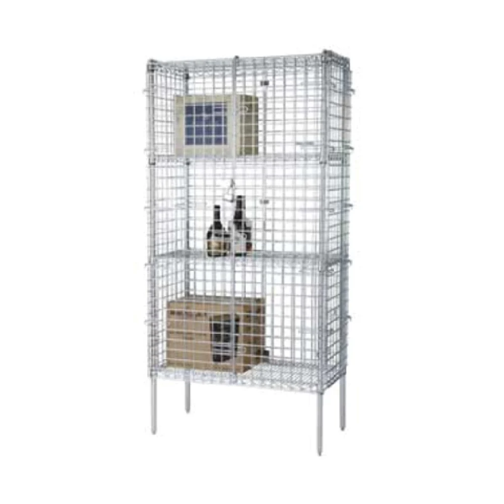 1880 Hospitality FSSEC18484 48 Inch Chrome Finish Security Unit with 3 Shelves 1880 Hospitality FSSEC18484 48 Inch Chrome Finish Security Unit with 3 Shelves