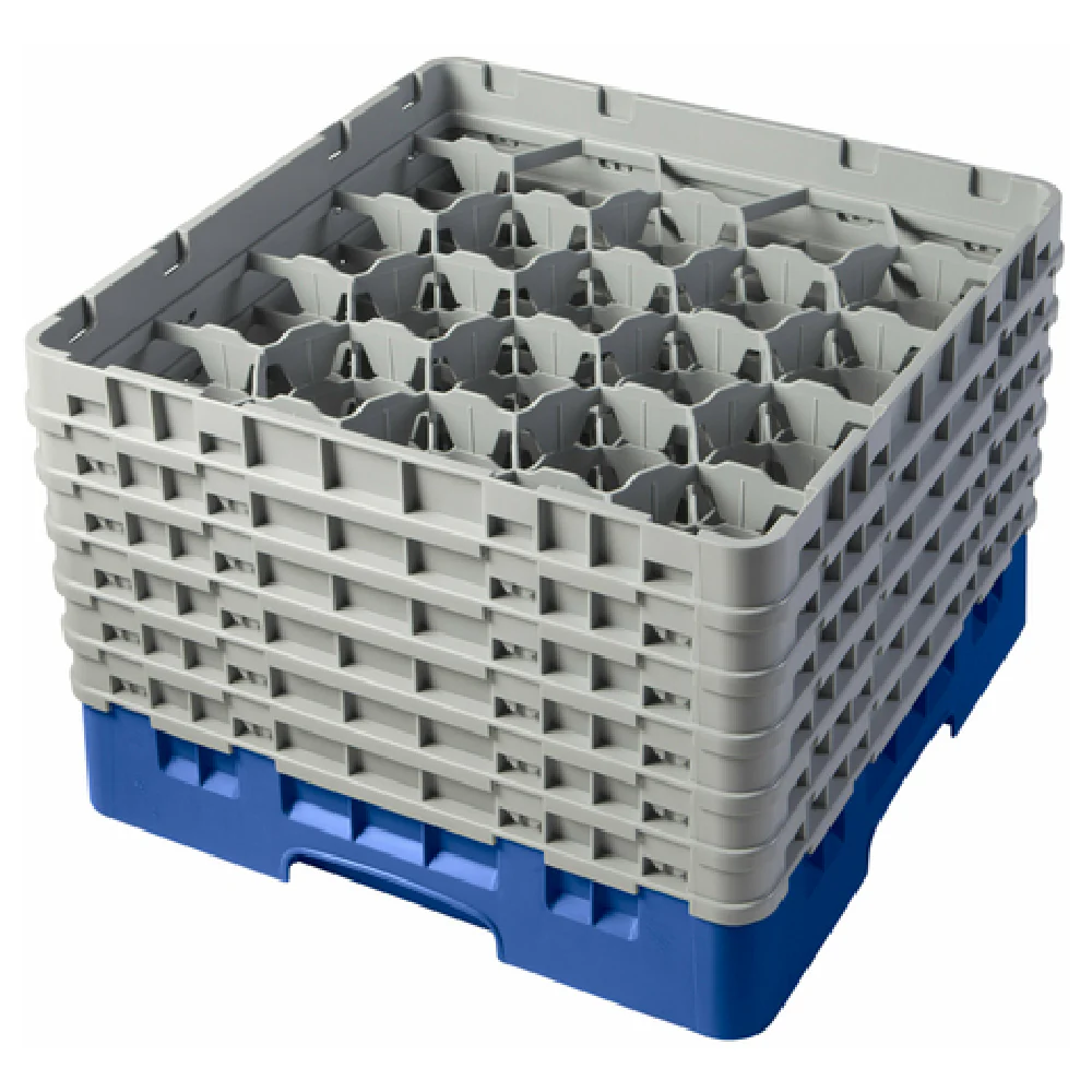 Cambro 20S1114168 19 Inch Glass Rack With 6 Soft Gray Extenders Blue Cambro 20S1114168 19 Inch Glass Rack With 6 Soft Gray Extenders Blue