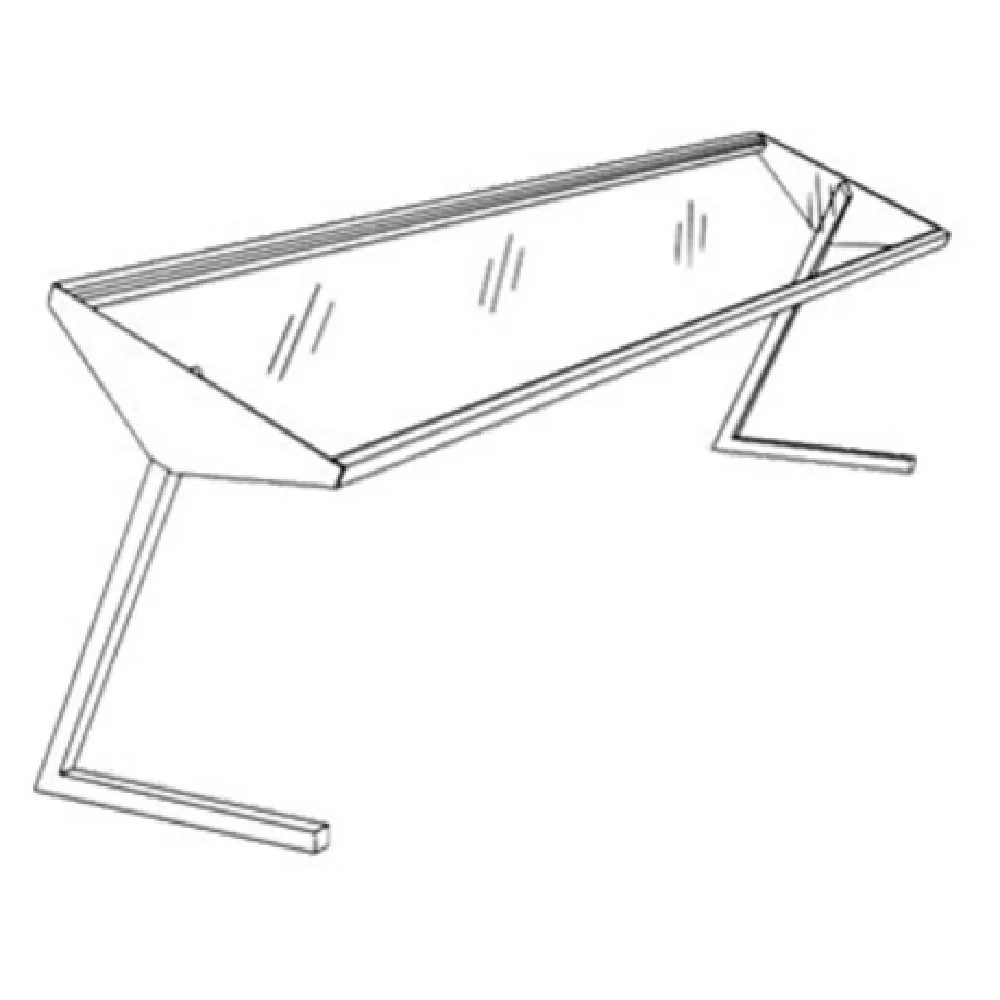 Atlas Metal SG-6 90-3/4 Inch Sneeze Guard Single-sided with Plexiglas Panel Atlas Metal SG-6 90-3/4 Inch Sneeze Guard Single-sided with Plexiglas Panel