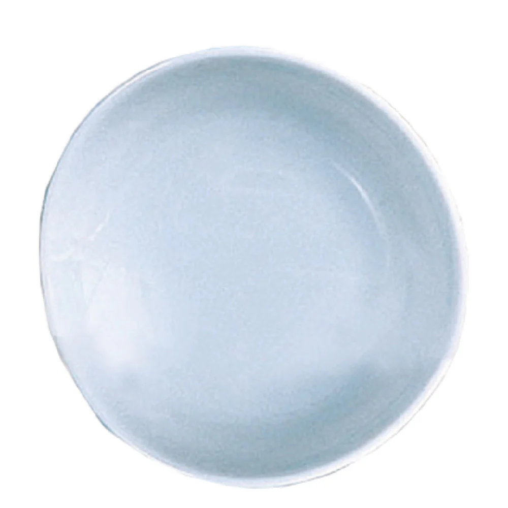 Thunder Group 1907 7-1/8 Inch Round Plate Break-resistant Melamine Blue Jade