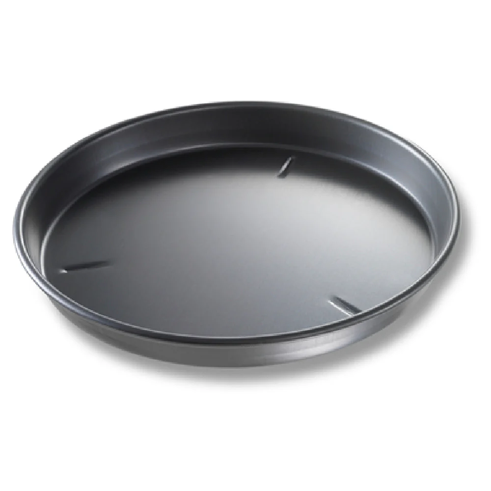 Chicago Metallic 91130 13 Inch Diameter BĀKALON Deep Dish Pizza Pan Hardcoat Aluminum Chicago Metallic 91130 13 Inch Diameter BĀKALON Deep Dish Pizza Pan Hardcoat Aluminum