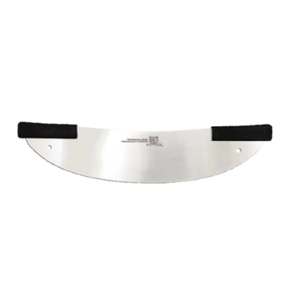 Omcan 12818 20 Inch Pizza Rocker Stainless Steel Blade Black Handles