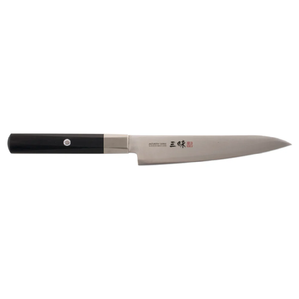 JB Prince Z230 5-9/10 Inch Petty Utility Knife Forged Wood Handle Black High Carbon Stainless Steel JB Prince Z230 5-9/10 Inch Petty Utility Knife Forged Wood Handle Black High Carbon Stainless Steel