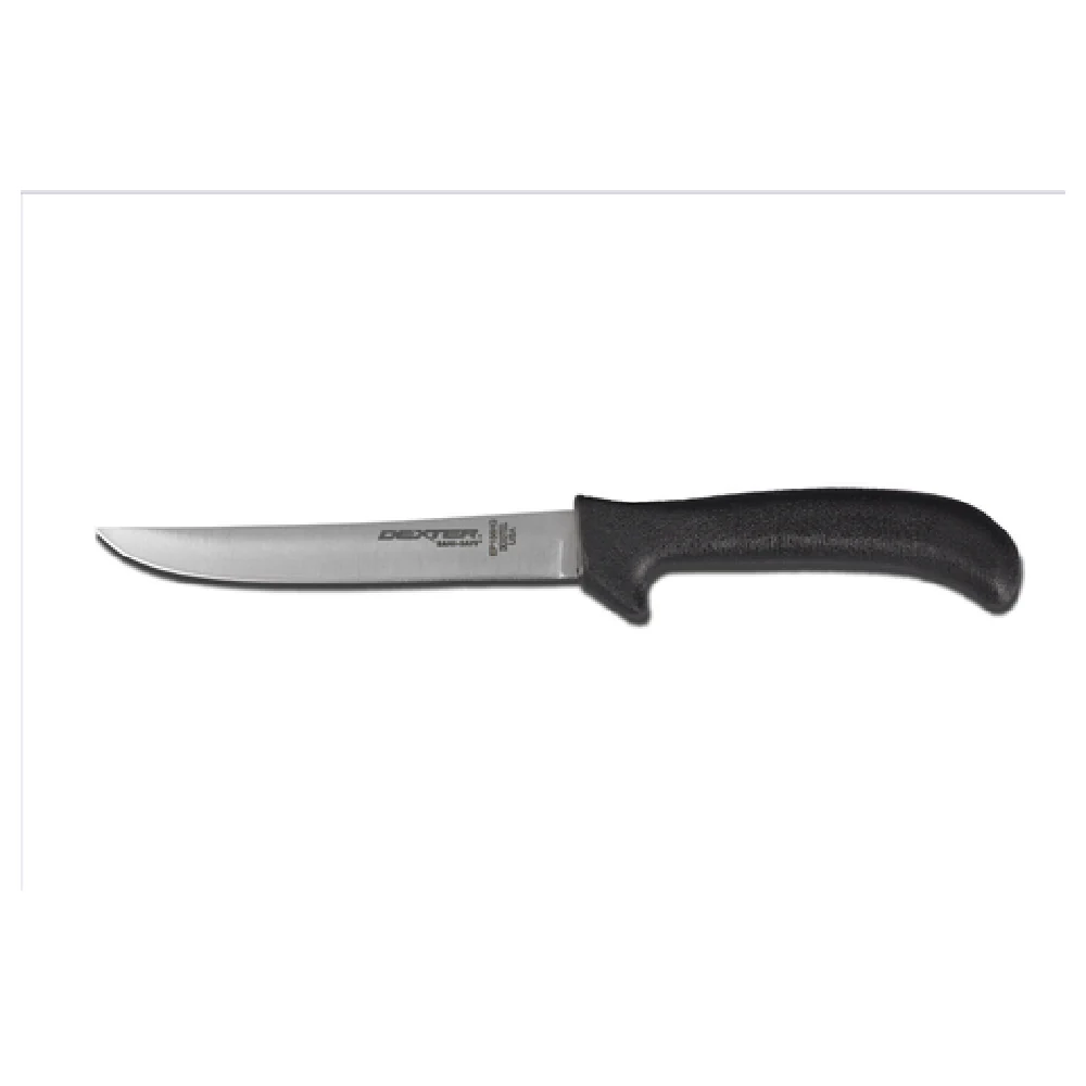 Dexter Russell 11233B 6 Inch Blade Boning Knife High Carbon Stain-free Black Polypropylene Handle