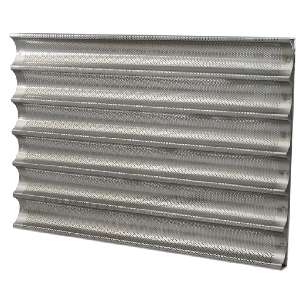JB Prince M505 26 Inch French Bread Pan Perforated Aluminum 6 Loaf