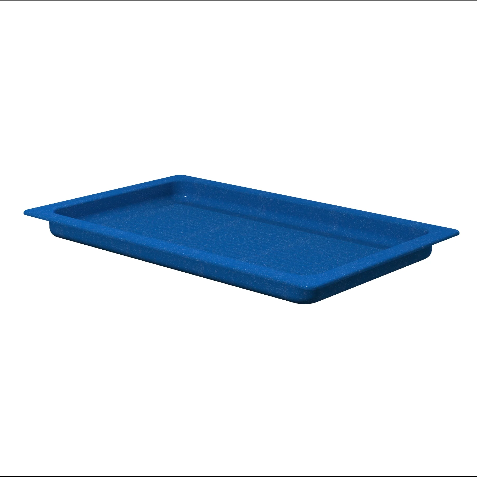 Tablecraft CW1240BS 21 Inch Cold Holding Food Pan with Duracoat Coated Aluminum Tablecraft CW1240BS 21 Inch Cold Holding Food Pan with Duracoat Coated Aluminum