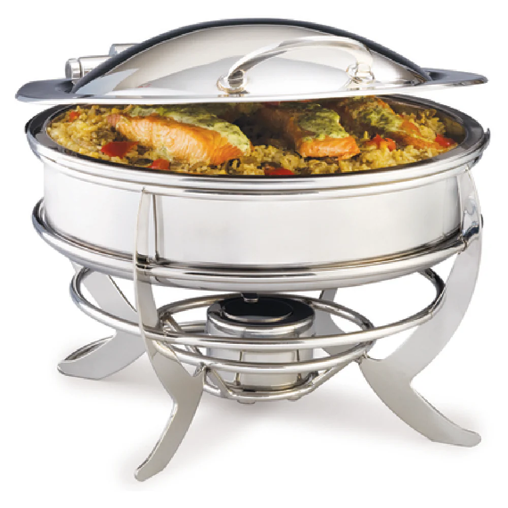 Steelite DW06UHSS 18.25 Inch 2.0 Gallon Chafer Induction Ready Stainless Steel Steelite DW06UHSS 18.25 Inch 2.0 Gallon Chafer Induction Ready Stainless Steel