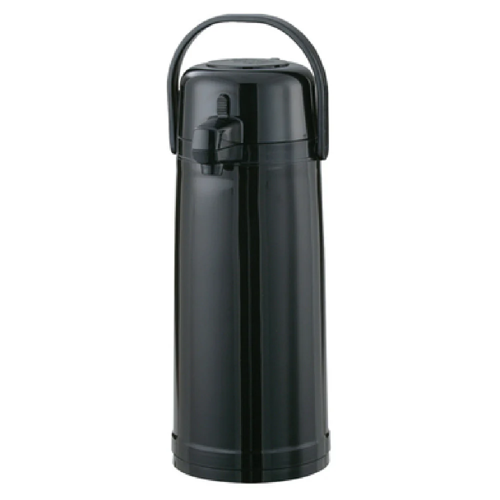 Service Ideas ECAS22PBLK 6 Inch 2.4 Liter Eco-Air Airpot with Stainless Liner Black