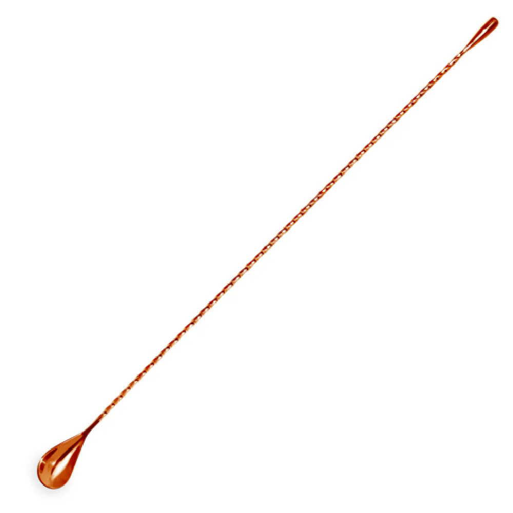 Spill-Stop 850-13 19-11/16 Inch Droplet Mixing Bar Spoon Stainless Steel Copper Plated Spill-Stop 850-13 19-11/16 Inch Droplet Mixing Bar Spoon Stainless Steel Copper Plated