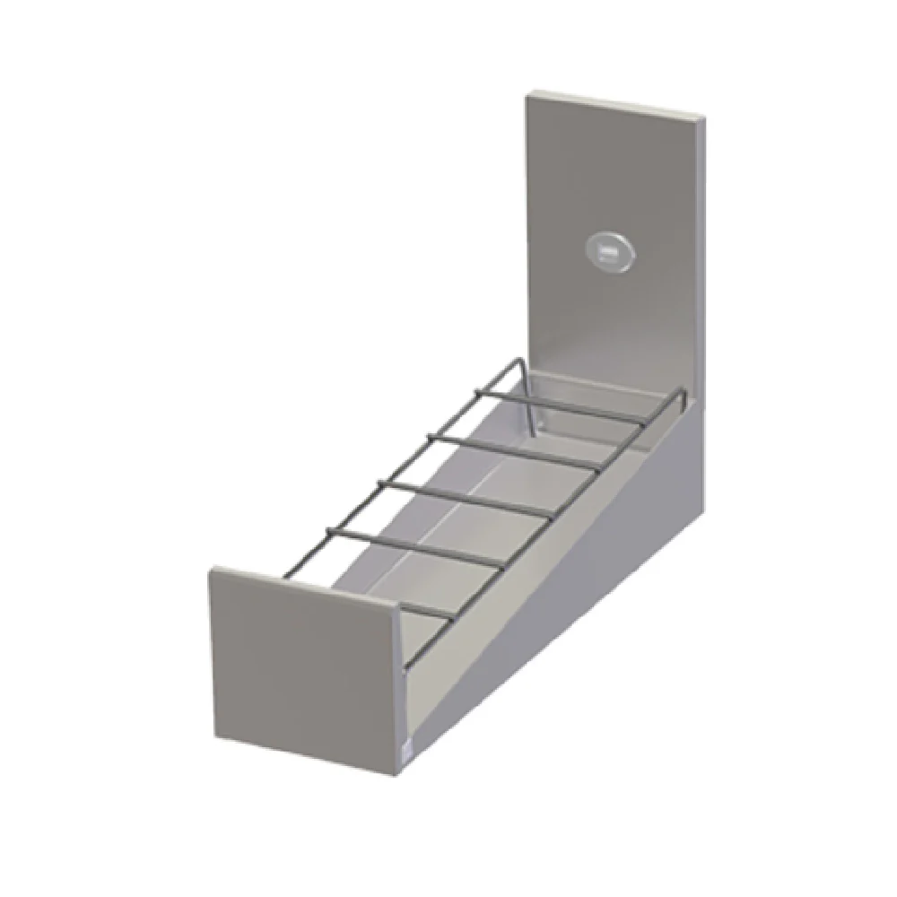 Perlick TSCE12SSR 12 Inch Slanted Liquor Rack with Stainless Steel Construction
