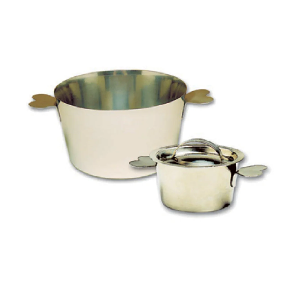 Matfer 341427 3-1/8 Quarts Charlotte Mold Without Lid Bucket Shape Stainless Steel