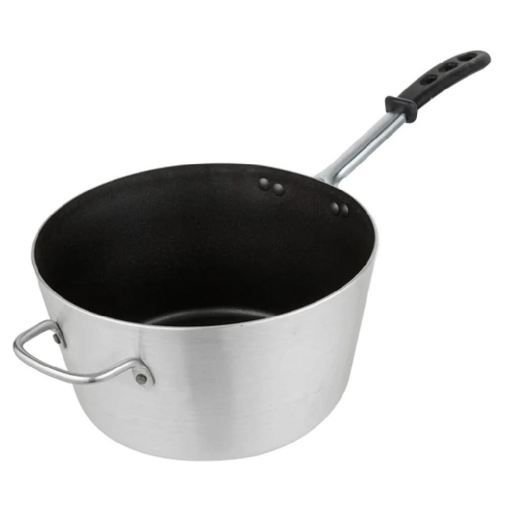 Vollrath 69307 7 Quart Tapered Sauce Pan Aluminum SteelCoat Non-Stick