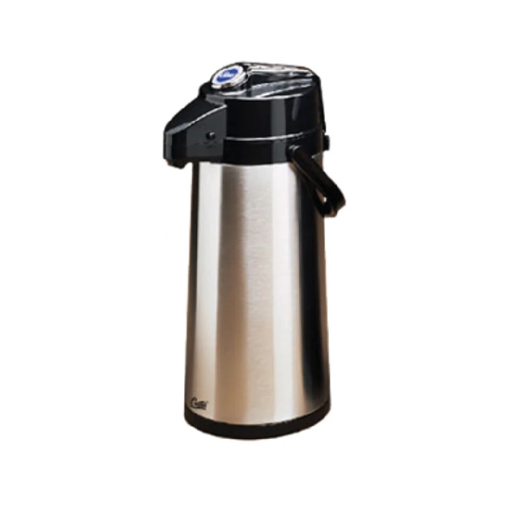 Curtis TLXA2201G000 74 Oz Airpot Stainless Steel Lever Action with Glass Liner Curtis TLXA2201G000 74 Oz Airpot Stainless Steel Lever Action with Glass Liner