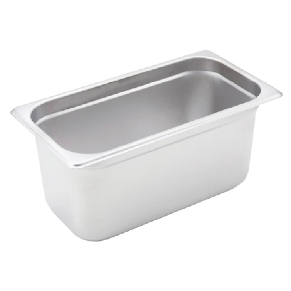 Winco SPJM-306 12-3/4 Inch 24 Gauge Anti-Jamming Steam Table Pan Stainless Steel