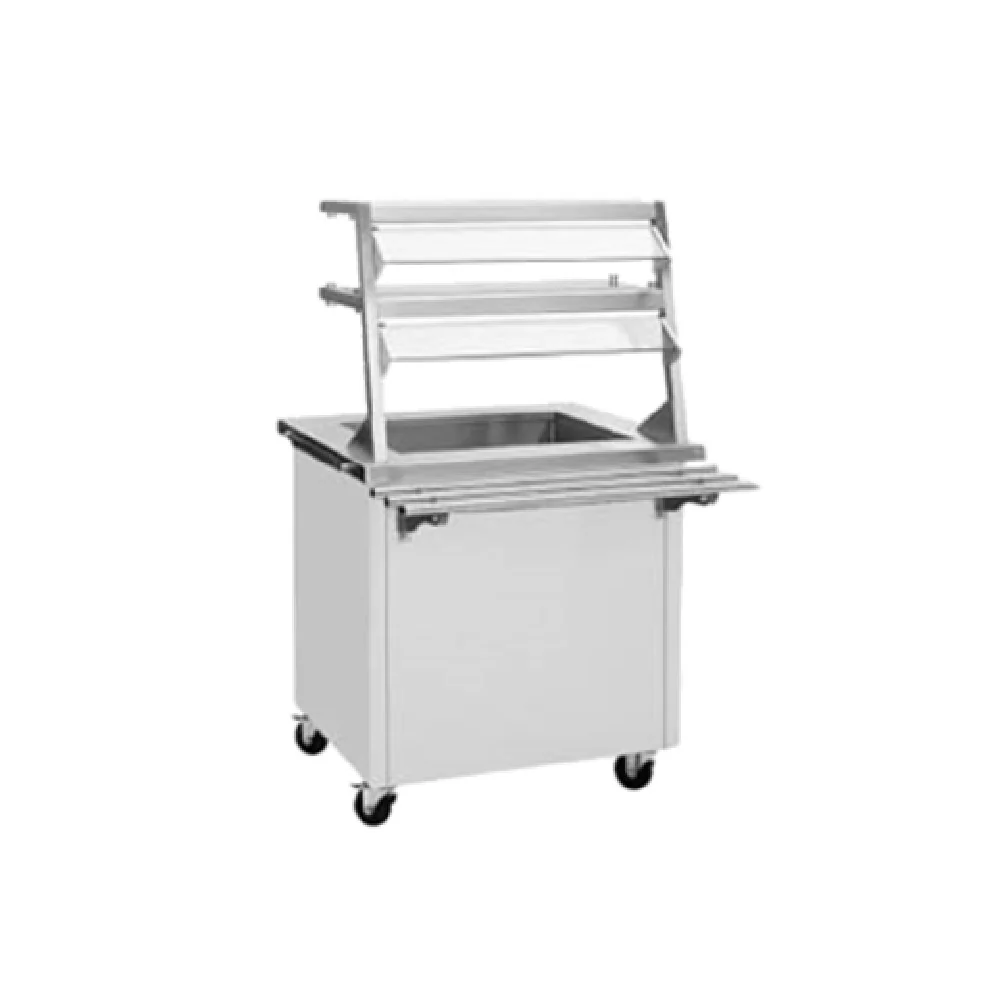 Delfield SCI-36 36 Inch Cold Food Serving Counter Ice Cooled Stainless Steel with Dry Storage Delfield SCI-36 36 Inch Cold Food Serving Counter Ice Cooled Stainless Steel with Dry Storage