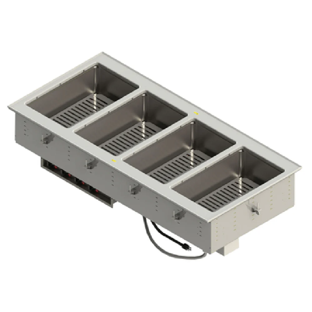 Vollrath FC-4DH-03120-I 41-1/2 Inch Electric Hot Food Well Unit Dry Operation with Infinite Control