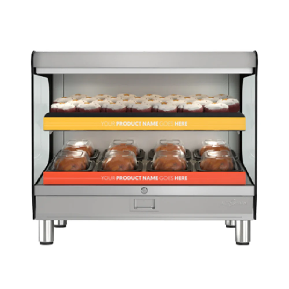 Alto Shaam HSM-36/2S/T/F 36 Inch Countertop Hot Food Merchandiser with LED Lighting