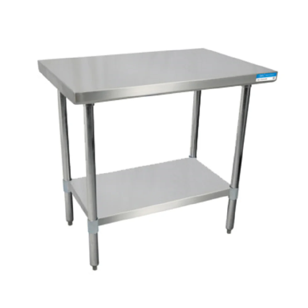 BK Resources SVT-1860 60 Inch Stainless Steel Work Table with Undershelf BK Resources SVT-1860 60 Inch Stainless Steel Work Table with Undershelf