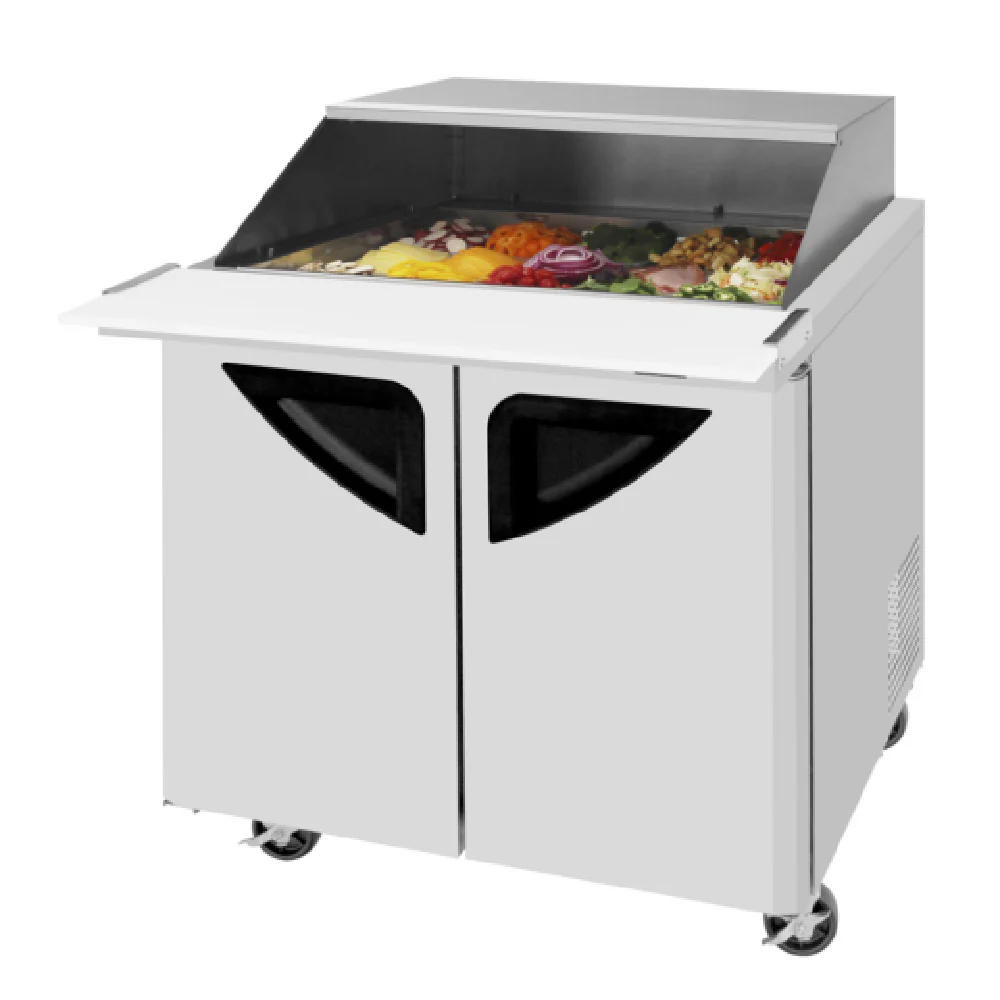 Turbo Air TST-36SD-15-N-SL 36 Inch Super Deluxe Sandwich Salad Unit with Door