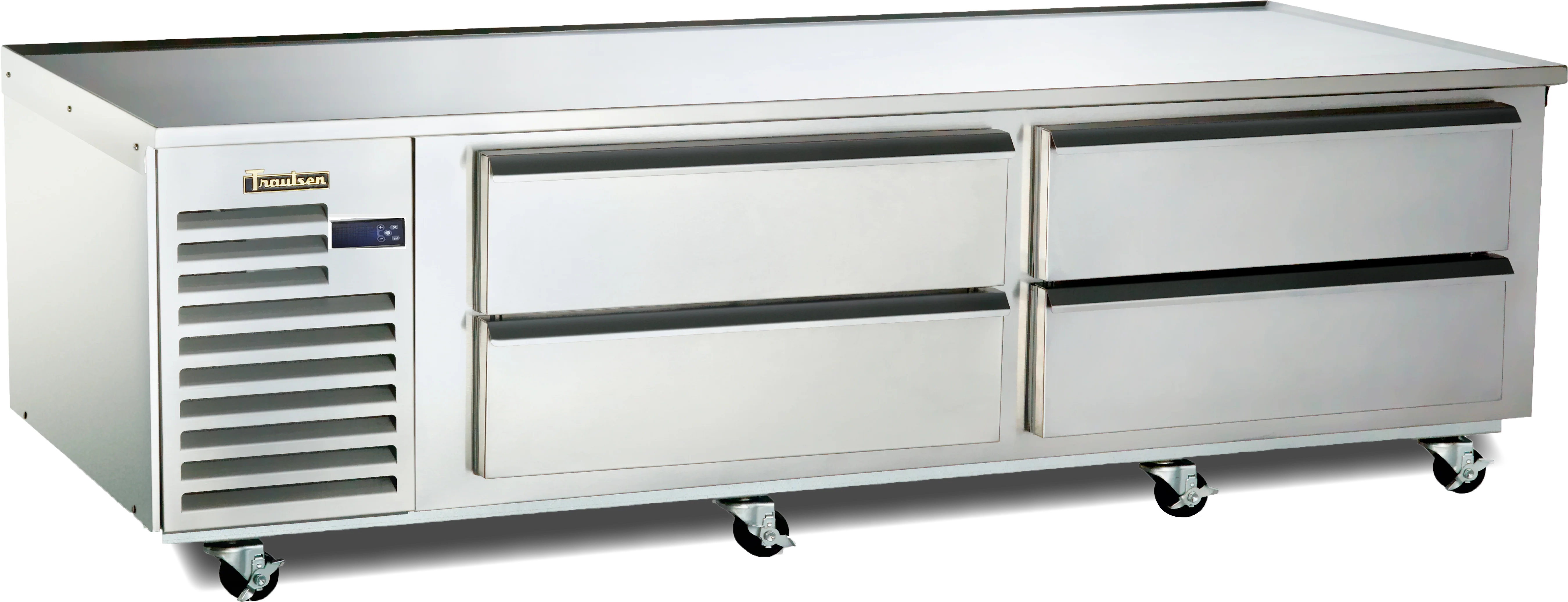 Traulsen TE072LT 84 Inch Equipment Stand with Stainless Steel Top and Drawers