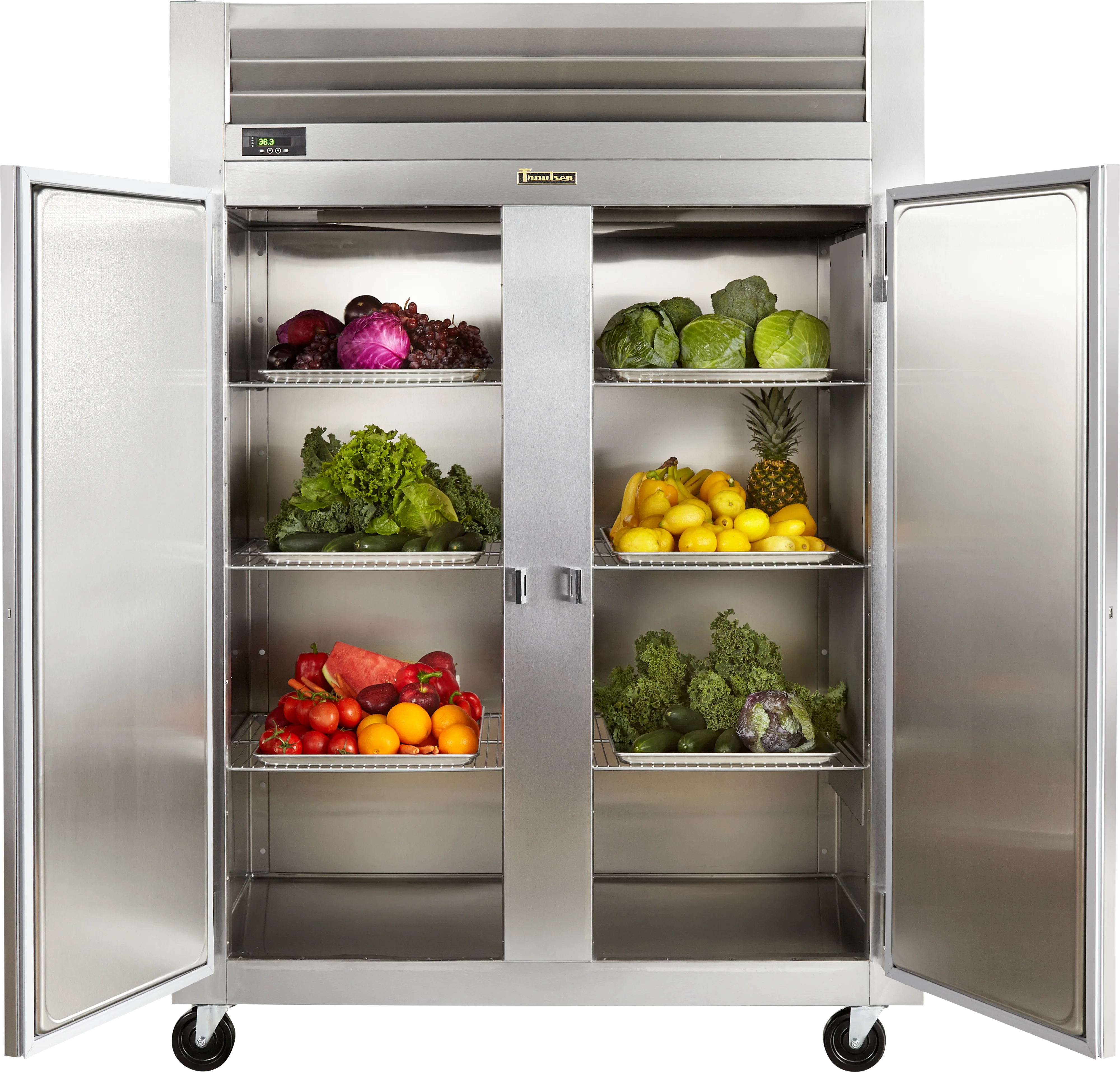 Traulsen RHT232N-FHS 52 Inch All Stainless Steel Reach-in Refrigerator 46 cu ft Traulsen RHT232N-FHS 52 Inch All Stainless Steel Reach-in Refrigerator 46 cu ft