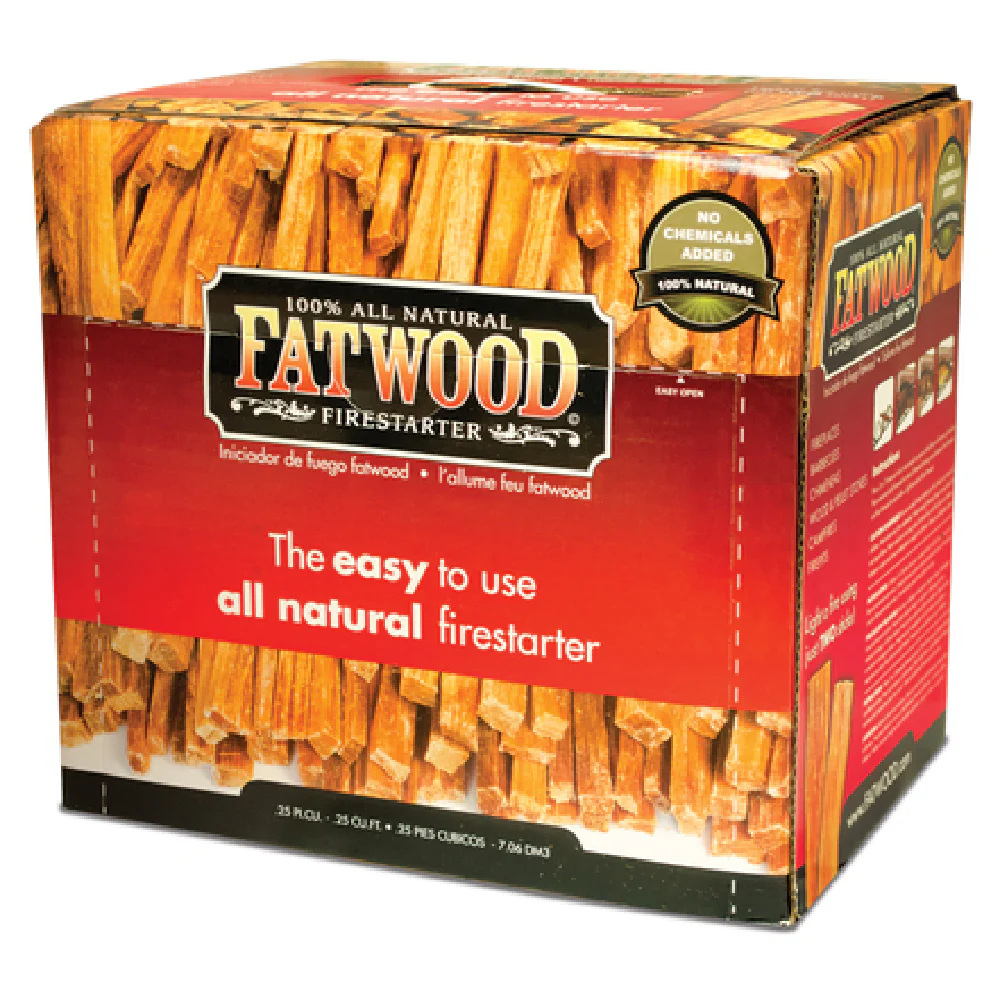 Chef Master C-1710 10 lbs Fatwood Resinous Wood Sticks in Color Carton Chef Master C-1710 10 lbs Fatwood Resinous Wood Sticks in Color Carton