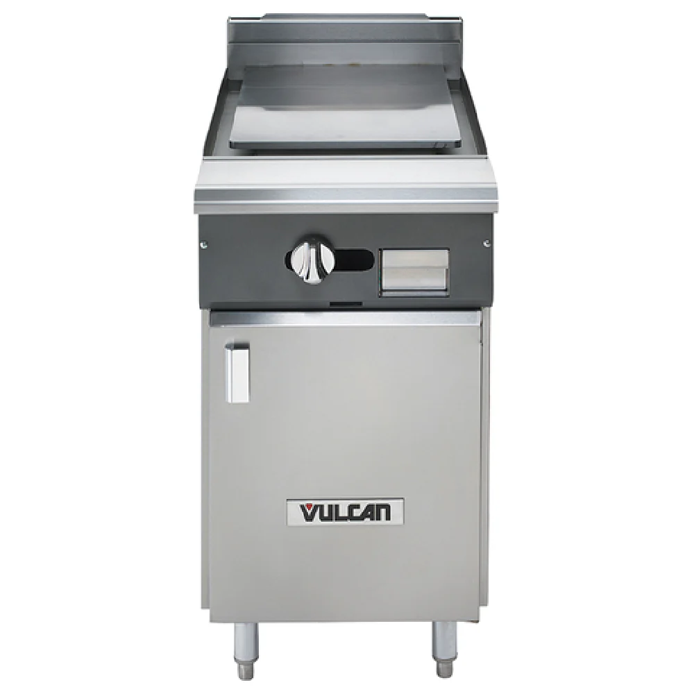 Vulcan V1P18_NAT 18 Inch Gas Range Plancha Top 17500 BTU Stainless Steel